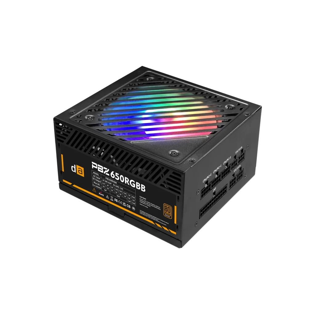 DA PBZ 650W 80+ BRONZE FULL MODULAR RGB